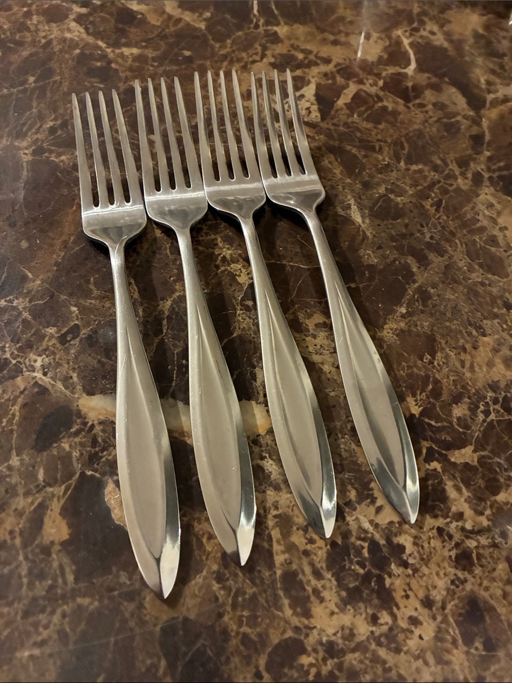 Martha Stewart Stainless Steel Set of 4 Dinner Forks